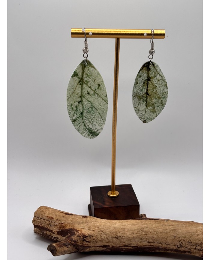 EDICIÓN LIMITADA PENDIENTES ARTESANOS DE HOJA NATURAL