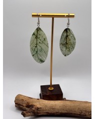 EDICIÓN LIMITADA PENDIENTES ARTESANOS DE HOJA NATURAL