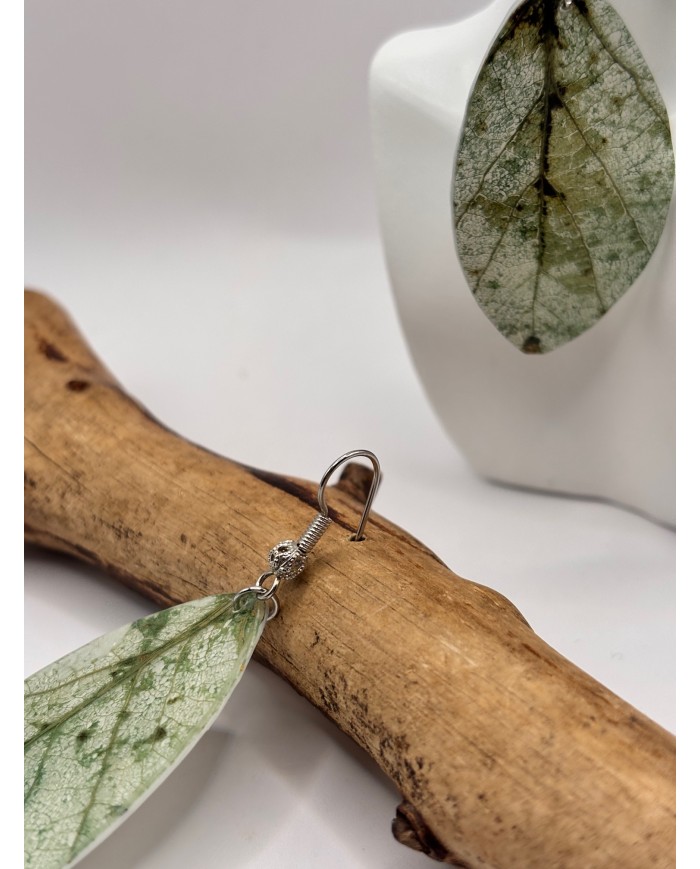 EDICIÓN LIMITADA PENDIENTES ARTESANOS DE HOJA NATURAL