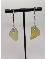 PENDIENTES DE CRISTAL MARINO O LÁGRIMAS DE SIRENA