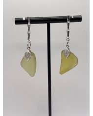 PENDIENTES DE CRISTAL MARINO O LÁGRIMAS DE SIRENA