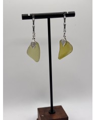 PENDIENTES DE CRISTAL MARINO O LÁGRIMAS DE SIRENA