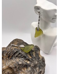 PENDIENTES DE CRISTAL MARINO O LÁGRIMAS DE SIRENA