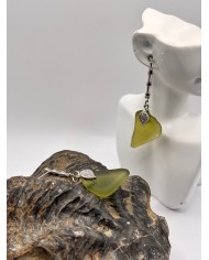 PENDIENTES DE CRISTAL MARINO O LÁGRIMAS DE SIRENA