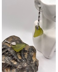 PENDIENTES DE CRISTAL MARINO O LÁGRIMAS DE SIRENA