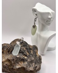 PENDIENTES DE CRISTAL MARINO O LÁGRIMAS DE SIRENA