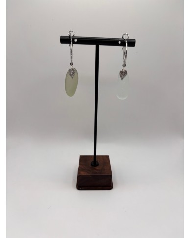 PENDIENTES DE CRISTAL MARINO O LÁGRIMAS DE SIRENA