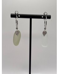 PENDIENTES DE CRISTAL MARINO O LÁGRIMAS DE SIRENA