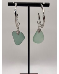 PENDIENTES DE CRISTAL MARINO O LÁGRIMAS DE SIRENA