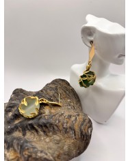 PENDIENTES DE CRISTAL MARINO