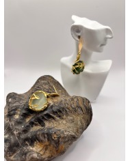 PENDIENTES DE CRISTAL MARINO