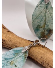 PENDIENTES ARTESANOS DE HOJA NATURAL