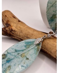 PENDIENTES ARTESANOS DE HOJA NATURAL