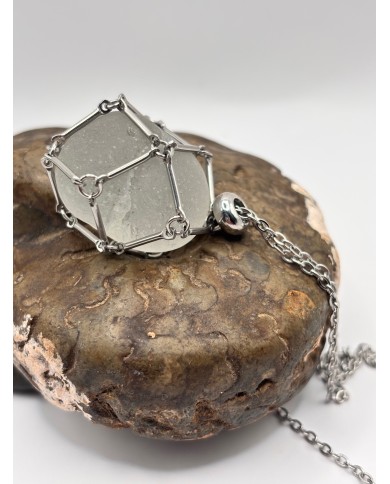 COLLAR DE CRISTAL MARINO ARTESANO