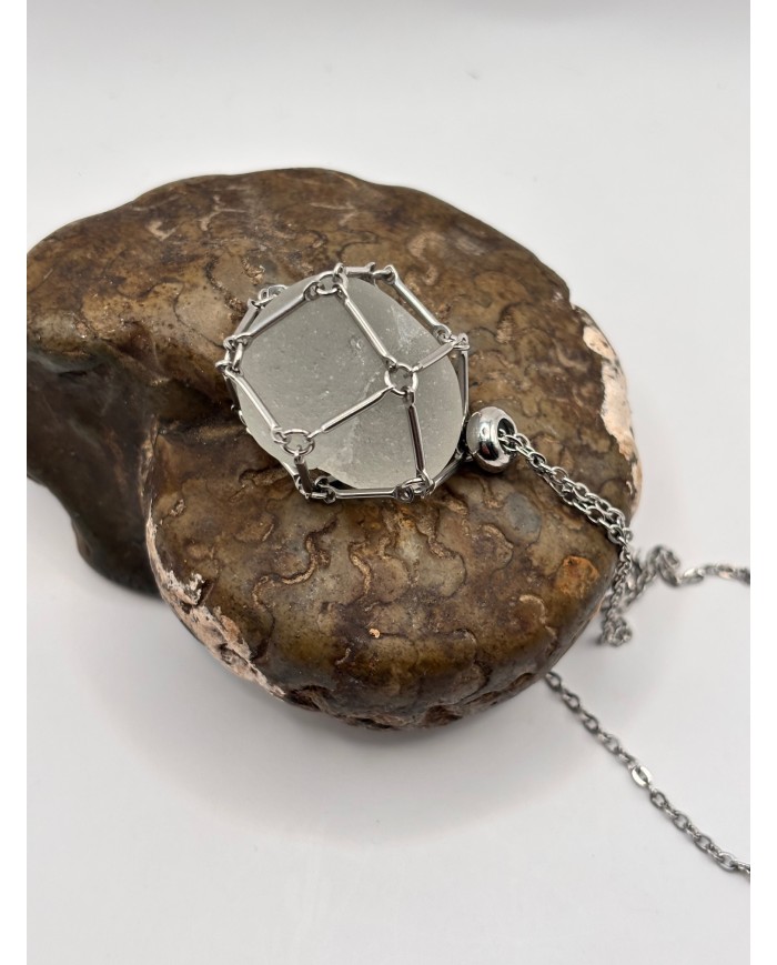 COLLAR DE CRISTAL MARINO ARTESANO