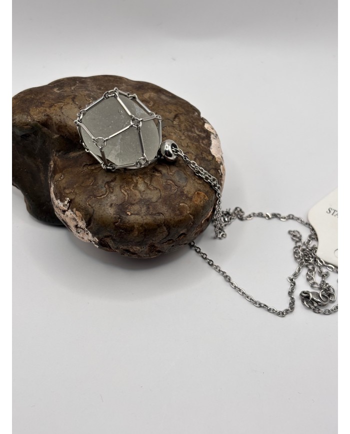 COLLAR DE CRISTAL MARINO ARTESANO