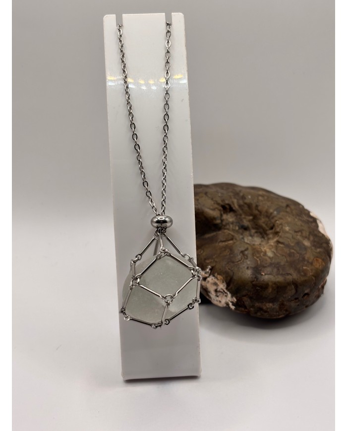 COLLAR DE CRISTAL MARINO ARTESANO