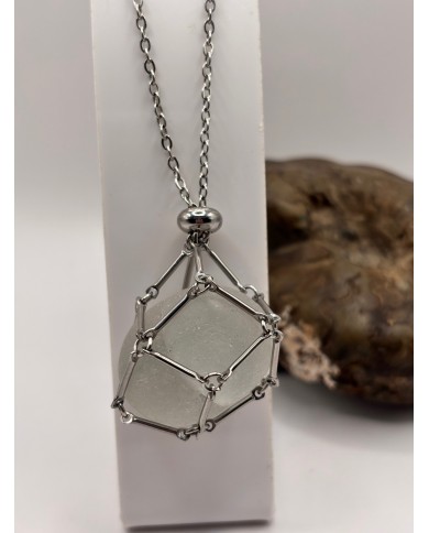 COLLAR DE CRISTAL MARINO ARTESANO