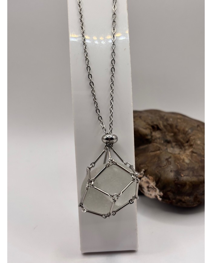 COLLAR DE CRISTAL MARINO ARTESANO