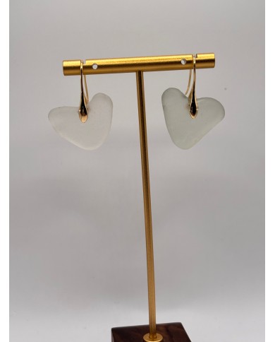 PENDIENTES DE CRISTAL MARINO O LÁGRIMAS DE SIRENA