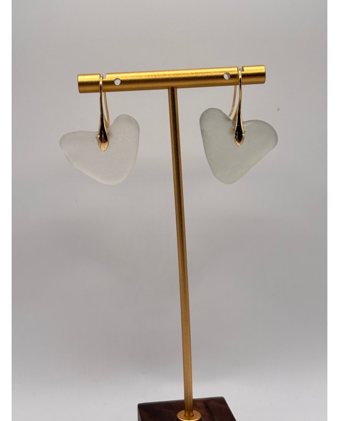 PENDIENTES DE CRISTAL MARINO O LÁGRIMAS DE SIRENA