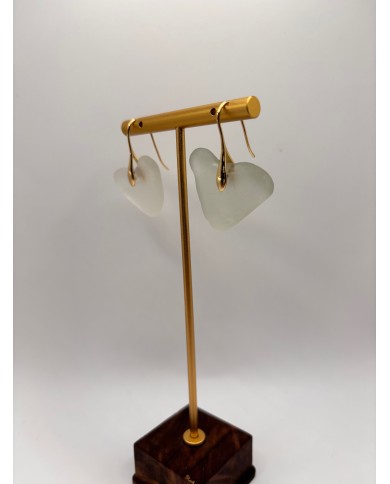 PENDIENTES DE CRISTAL MARINO O LÁGRIMAS DE SIRENA