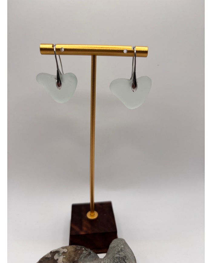 PENDIENTES DE CRISTAL MARINO O LÁGRIMAS DE SIRENA