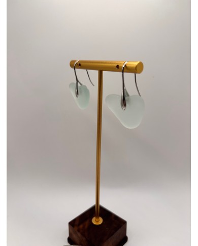 PENDIENTES DE CRISTAL MARINO O LÁGRIMAS DE SIRENA