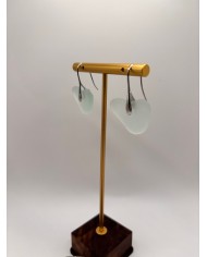 PENDIENTES DE CRISTAL MARINO O LÁGRIMAS DE SIRENA