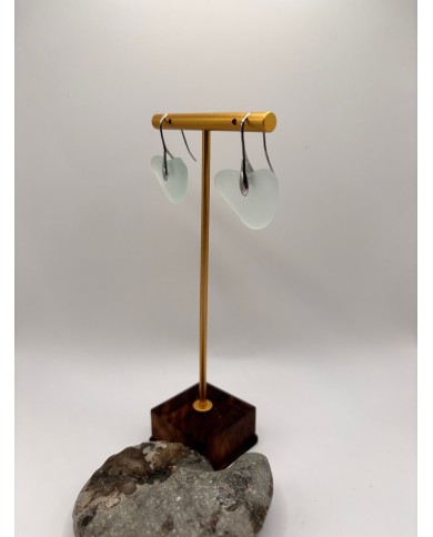 PENDIENTES DE CRISTAL MARINO O LÁGRIMAS DE SIRENA