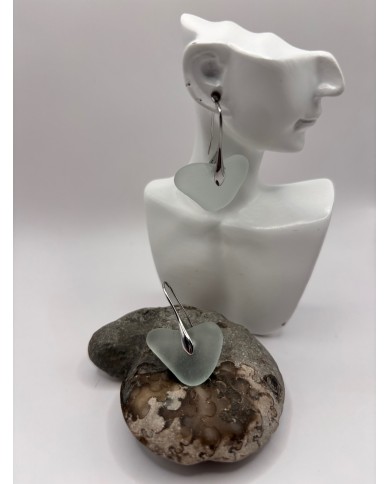 PENDIENTES DE CRISTAL MARINO O LÁGRIMAS DE SIRENA