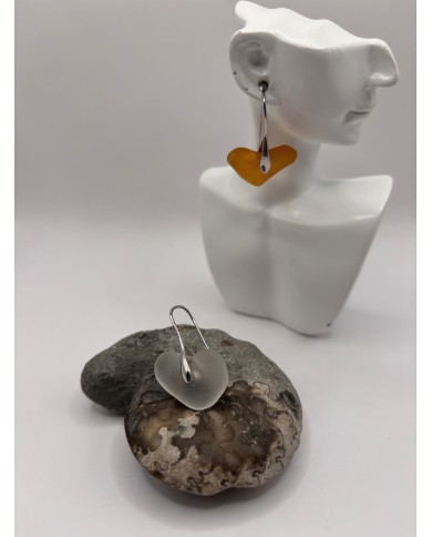 PENDIENTES DE CRISTAL MARINO O LÁGRIMAS DE SIRENA