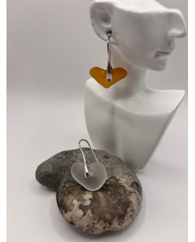 PENDIENTES DE CRISTAL MARINO O LÁGRIMAS DE SIRENA