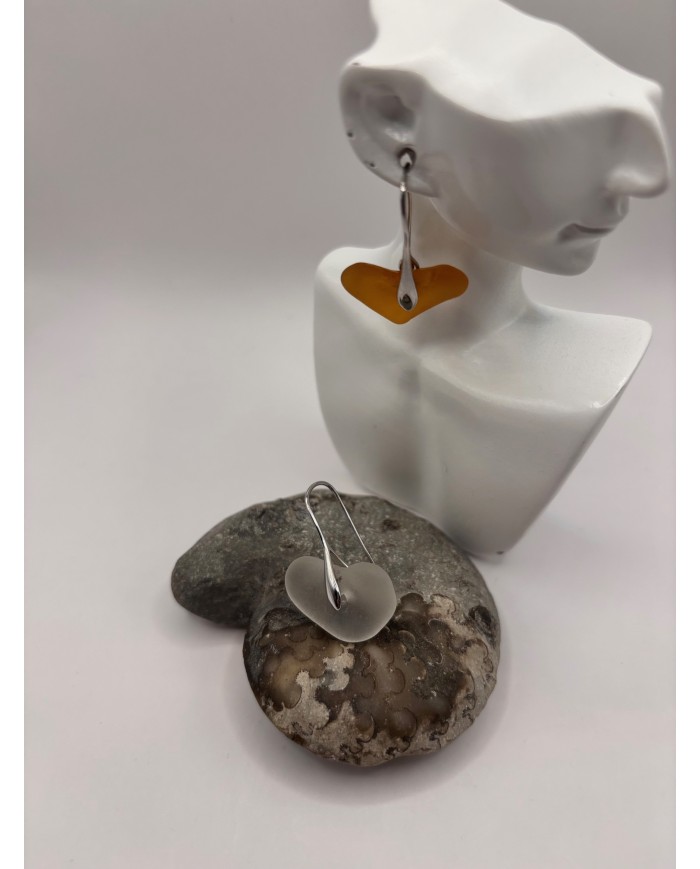 PENDIENTES DE CRISTAL MARINO O LÁGRIMAS DE SIRENA