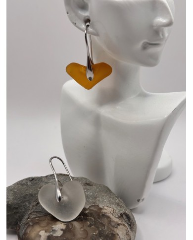 PENDIENTES DE CRISTAL MARINO O LÁGRIMAS DE SIRENA