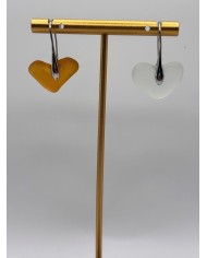 PENDIENTES ARTESANOS DE CRISTAL MARINO