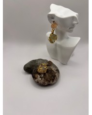 PENDIENTES ARTESANOS DE CRISTAL MARINO