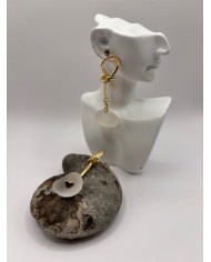 PENDIENTES ARTESANOS DE CRISTAL MARINO