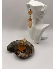 PENDIENTES ARTESANOS DE CRISTAL MARINO O LÁGRIMAS DE SIRENA