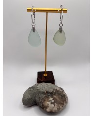 PENDIENTES ARTESANOS DE CRISTAL MARINO