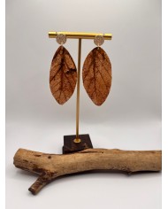 EDICIÓN LIMITADA PENDIENTES DE HOJA NATURAL