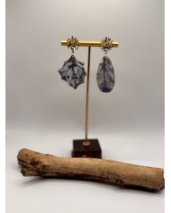 PENDIENTES ARTESANOS DE HOJA NATURAL