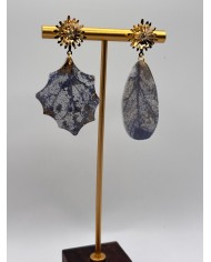 PENDIENTES ARTESANOS DE HOJA NATURAL