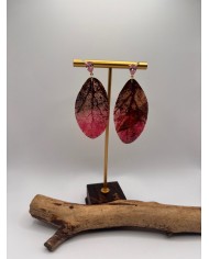 EDICIÓN LIMITADA PENDIENTES ARTESANOS DE HOJA NATURAL