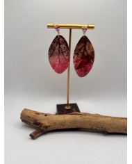 EDICIÓN LIMITADA PENDIENTES ARTESANOS DE HOJA NATURAL