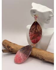 EDICIÓN LIMITADA PENDIENTES ARTESANOS DE HOJA NATURAL