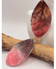 EDICIÓN LIMITADA PENDIENTES ARTESANOS DE HOJA NATURAL