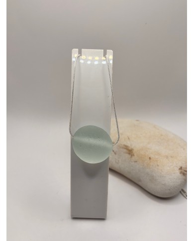 COLLAR ARTESANO DE CRISTAL MARINO