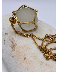 COLLAR ARTESANOS DE CRISTAL MARINO