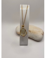 COLLAR ARTESANOS DE CRISTAL MARINO